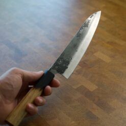 TW Handgeschmiedetes Carbonstahl Kochmesser Prototyp